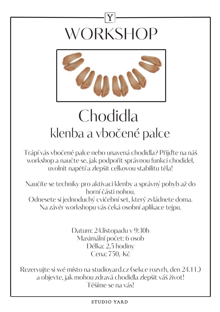 workshop Chodidla